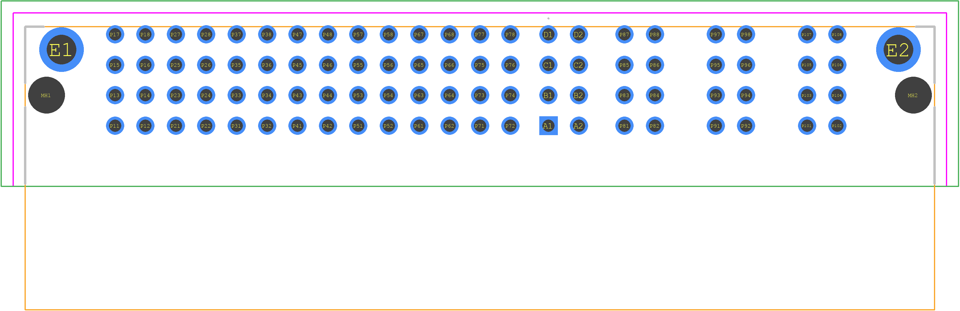 10106262-A002001LF - Amphenol PCB footprint - Other - Other - 10106262-A002001LF-5