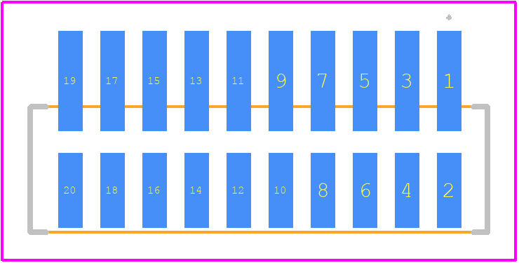 15SH-B-10-TS-SMT-T/R - Adam Tech PCB footprint - Other - Other - 15SH-B-10-TS-SMT-T/R-1