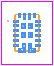 SLG7MD47673V - Renesas Electronics PCB footprint - Other - Other - STQFN 20L 2.0 mm x 3.0 mm x 0.55 mm 0.4P FCD