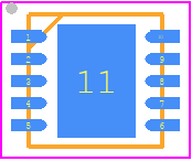 NSA5312 - NOVOSENSE PCB footprint - Small Outline No-lead - Small Outline No-lead - NSA5312