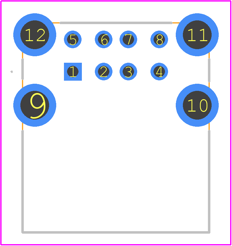 UJ2-ADH-W3-TH - Same Sky PCB footprint - Other - Other - UJ2-ADH-W3-TH-1