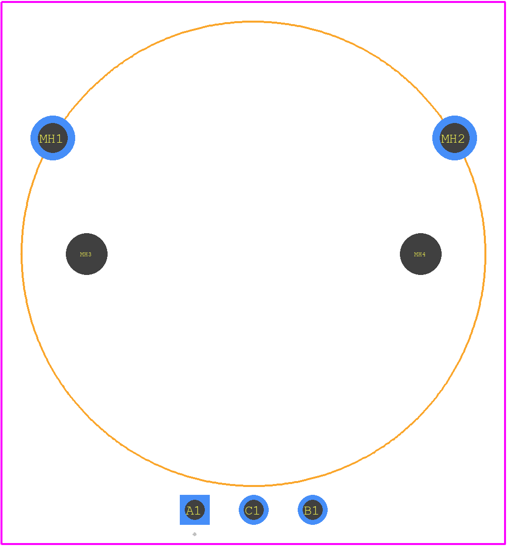 RING23-910205-TH - Same Sky PCB footprint - Other - Other - RING23-910205-TH-1