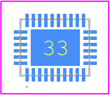 BGT24ATR22E6433XUMA1 - Infineon PCB footprint - Other - Other -  PG-VQFN-32-9_2025-1.1