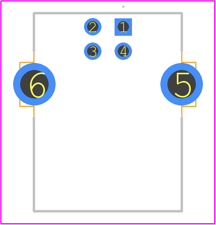 USB-B-S-F-B-TH-FR - SAMTEC PCB footprint - Other - Other - USB-B-S-F-B-TH-FR-2