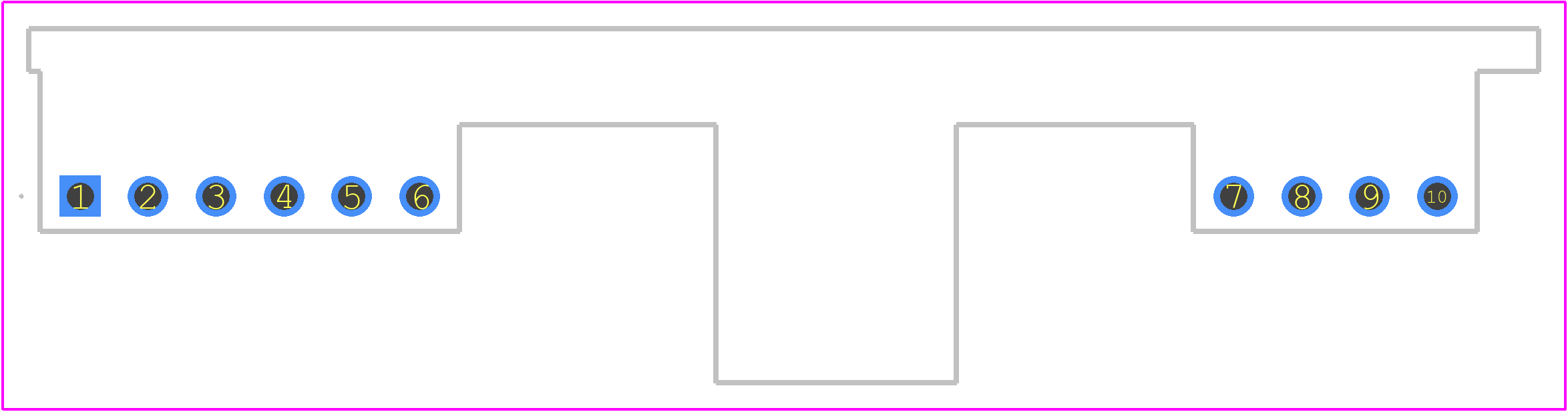 AG97012-FL - Silvertel PCB footprint - Other - Other - SIL10