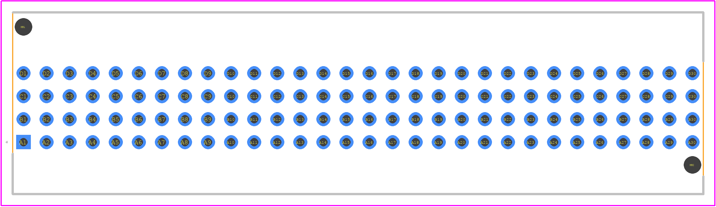 5536501-6 - TE Connectivity PCB footprint - Other - Other - 5536501-6-1