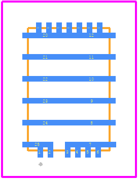 INN100FQ016A - Innoscience PCB footprint - Other - Other - FCQFN 4.0 mm x 6.0 mm