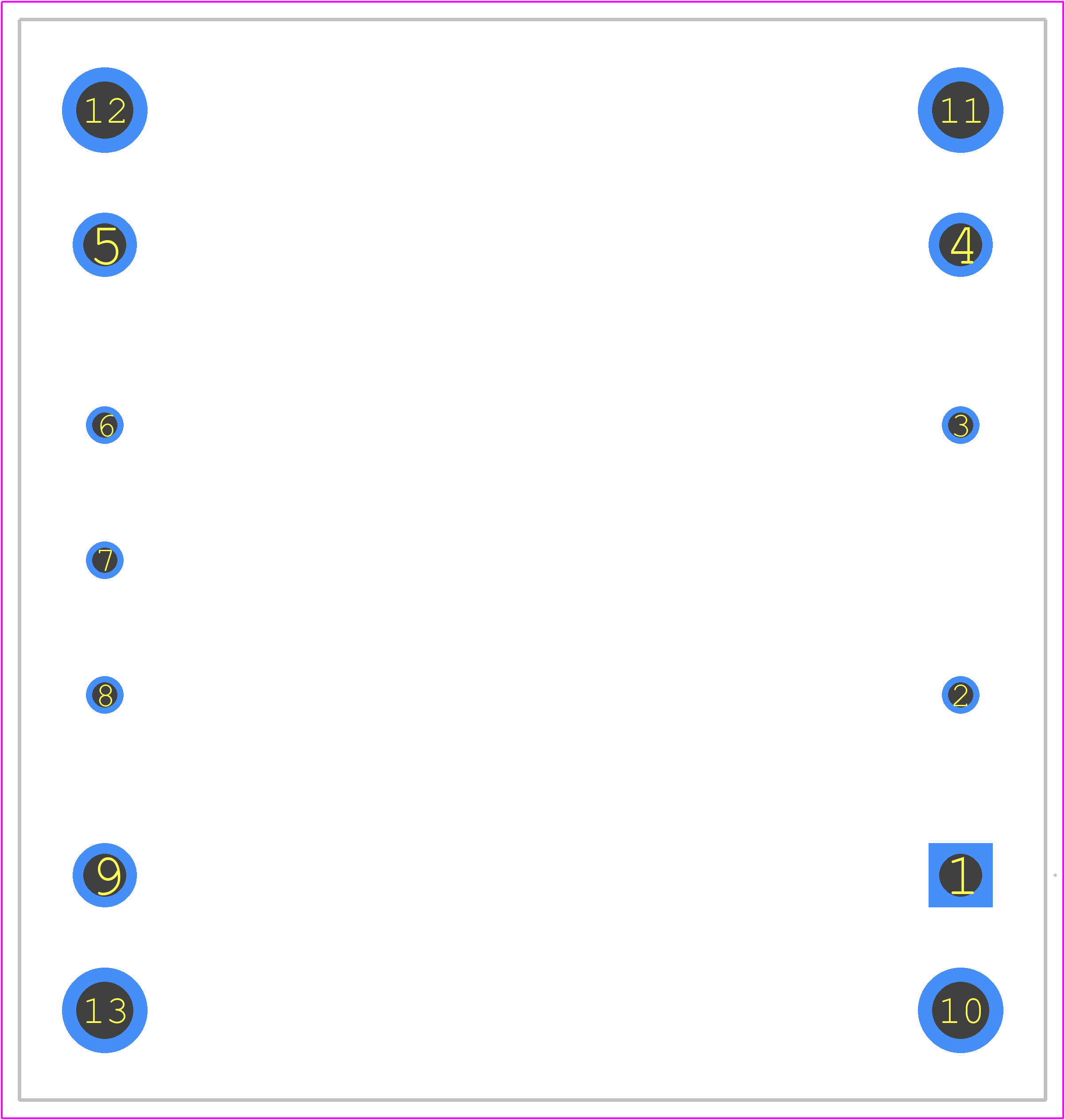 PKJ7216ZWPI - Flex Power Modules PCB footprint - Other - Other - 57.9mm x 61mm x 13.208mm