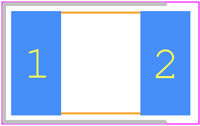 CD214C-S3J - Bourns PCB footprint - Diodes Chip - Diodes Chip - 2-SMD, No Lead