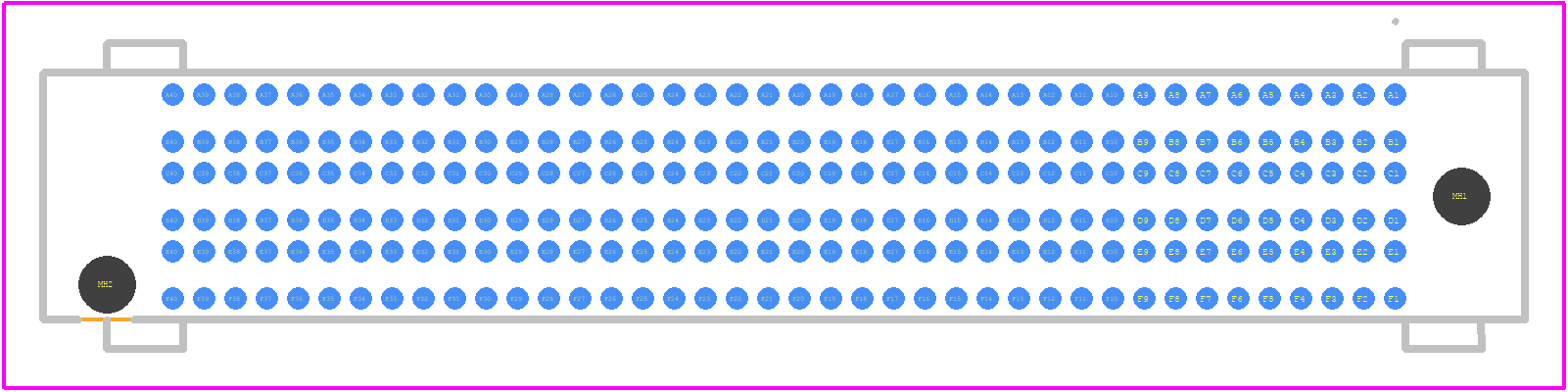 SEAM8-40-S02.0-STL-06-1 - SAMTEC PCB footprint - Other - Other - SEAM8-40-S02.0-STL-06-1-2