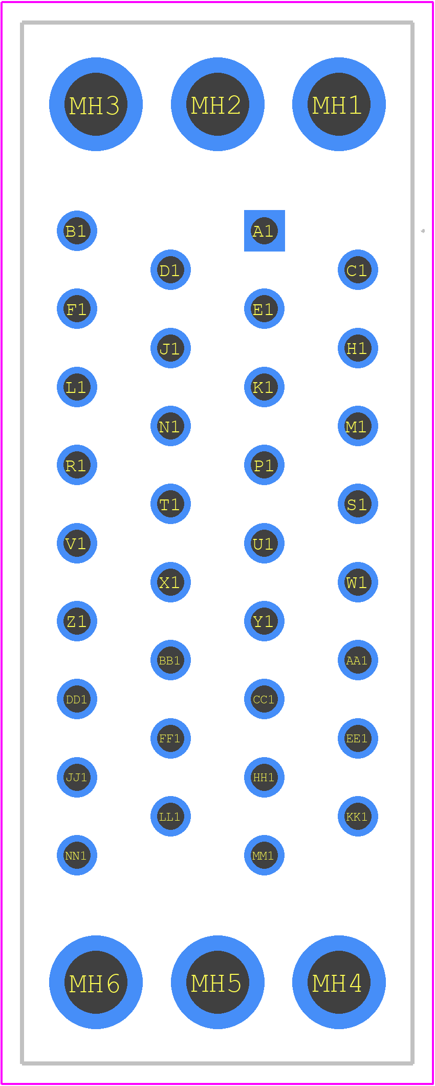 GAP34MDS4T0000/AA - Positronic PCB footprint - Other - Other - GAP34MDS4T0000/AA-1