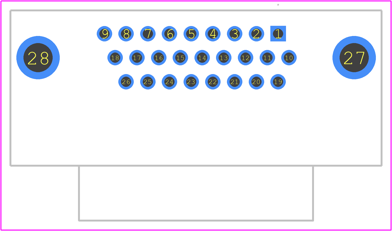 K66X-A26S-NR - Kycon PCB footprint - Other - Other - K66X-A26S-NR-1