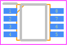 UPC1251G2-AP - Renesas Electronics PCB footprint - Small Outline Packages - Small Outline Packages - PVSP0008JA-A