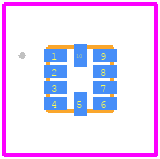 SX9331WQ - SEMTECH PCB footprint - Other - Other - 1.60 x 1.60 mm QFN