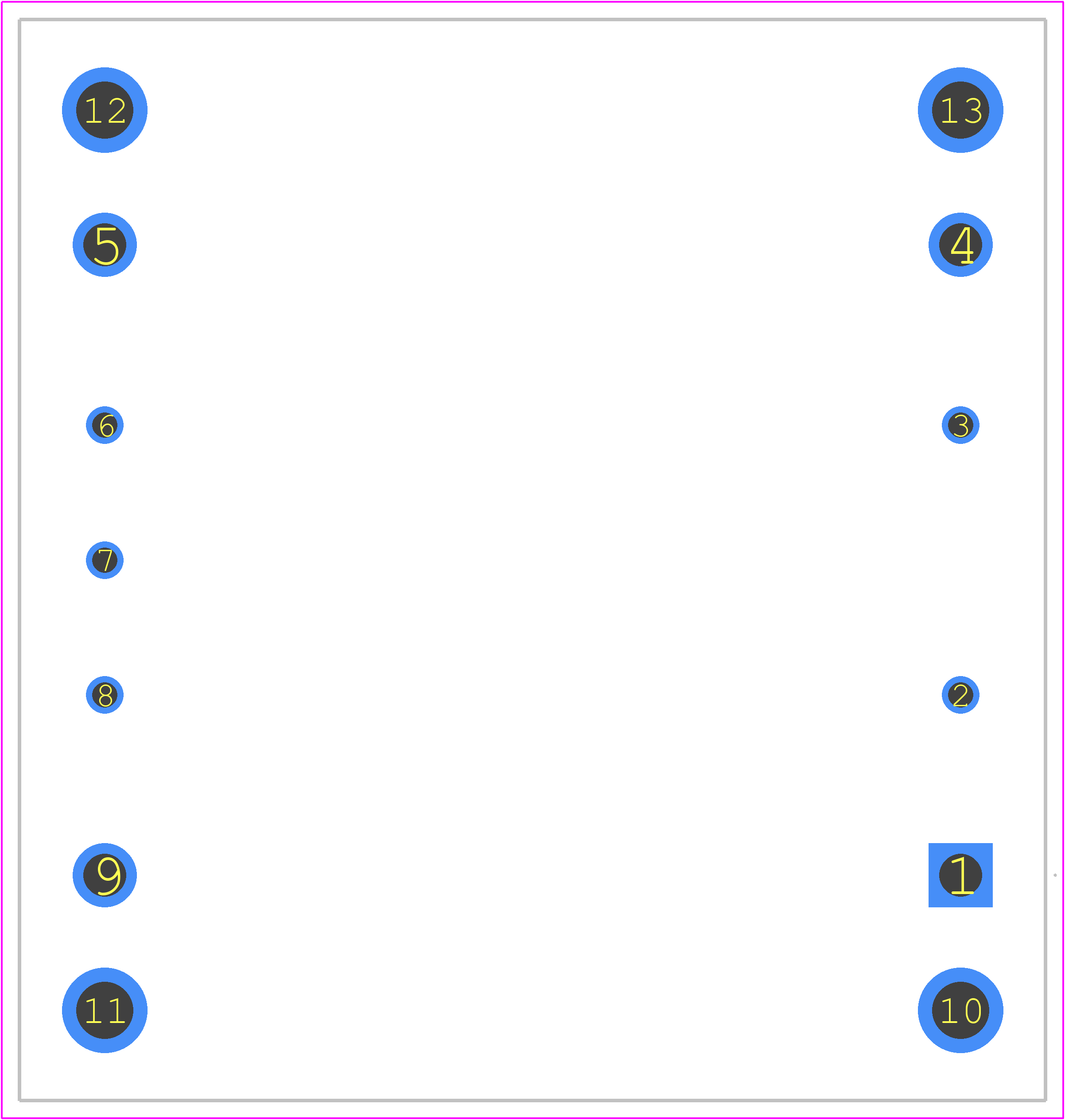 PKJ7217KWPI - Flex Power Modules PCB footprint - Other - Other - 61.0mm x 57.9mm x 12.7mm