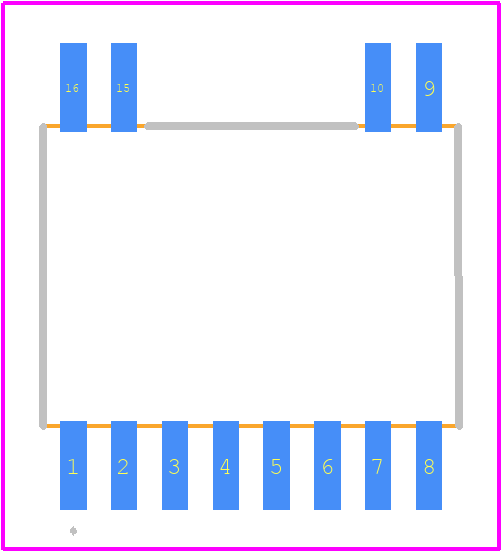 APML-600JT-000E - Avago Technologies PCB footprint - Other - Other - SO-16 J-STD-020