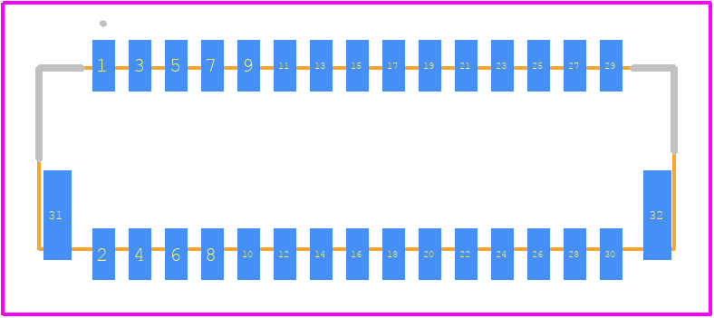 DF20F-30DP-1H(76) - Hirose PCB footprint - Other - Other - DF20F-30DP-1H(76)-4