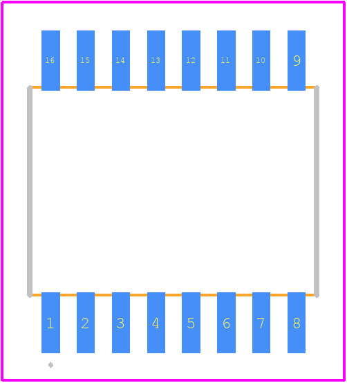 ACPL-334J-000E - Avago Technologies PCB footprint - Other - Other - 16-SOIC_2025-4