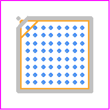 ADUCM420BCBZ-RL - Analog Devices PCB footprint - BGA - BGA - ADUCM420BCBZ-RL