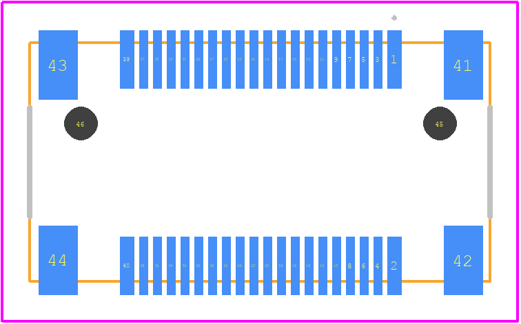 DY01-040S - KEL CORPORATION PCB footprint - Other - Other - DY01-040S-2