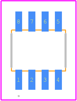 HCPL-0723 - Avago Technologies PCB footprint - Other - Other - SO-8_(2025)