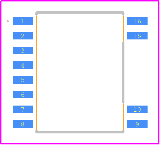 pai8558 - 2Pai Semi PCB footprint - Other - Other - WB SOIC-12