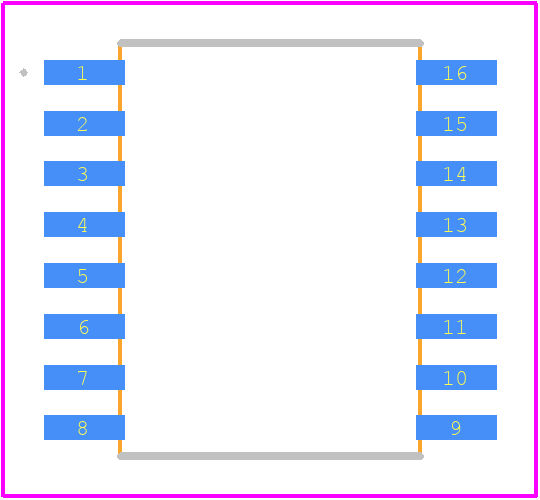 NSI3600D - NOVOSENSE PCB footprint - Other - Other - SOW16