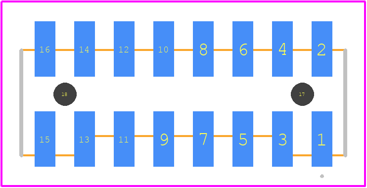 S2M-108-02-L-D-LC - SAMTEC PCB footprint - Other - Other - S2M-108-02-L-D-LC-5