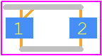 AQ05-01FLTG - LITTELFUSE PCB footprint - Small Outline Diode Flat Lead - Small Outline Diode Flat Lead - SOD323FL