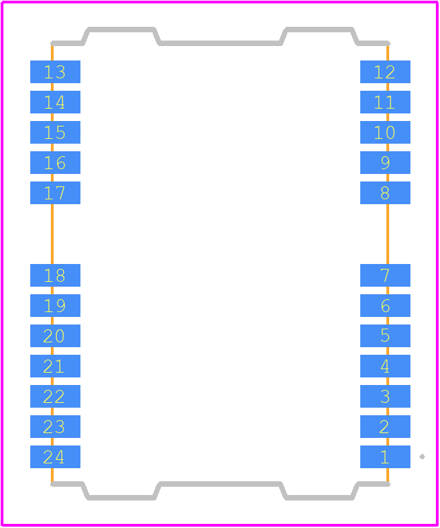 NEO-M9L-01A - u-blox PCB footprint - Other - Other - LCC-24