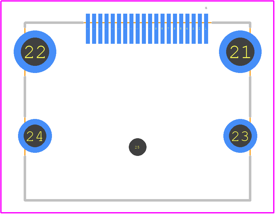 2498797-1 - TE Connectivity PCB footprint - Other - Other - 2498797-1-1