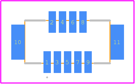 DF9B-9P-1V(32) - Hirose PCB footprint - Other - Other - DF9B-9P-1V(32)-1