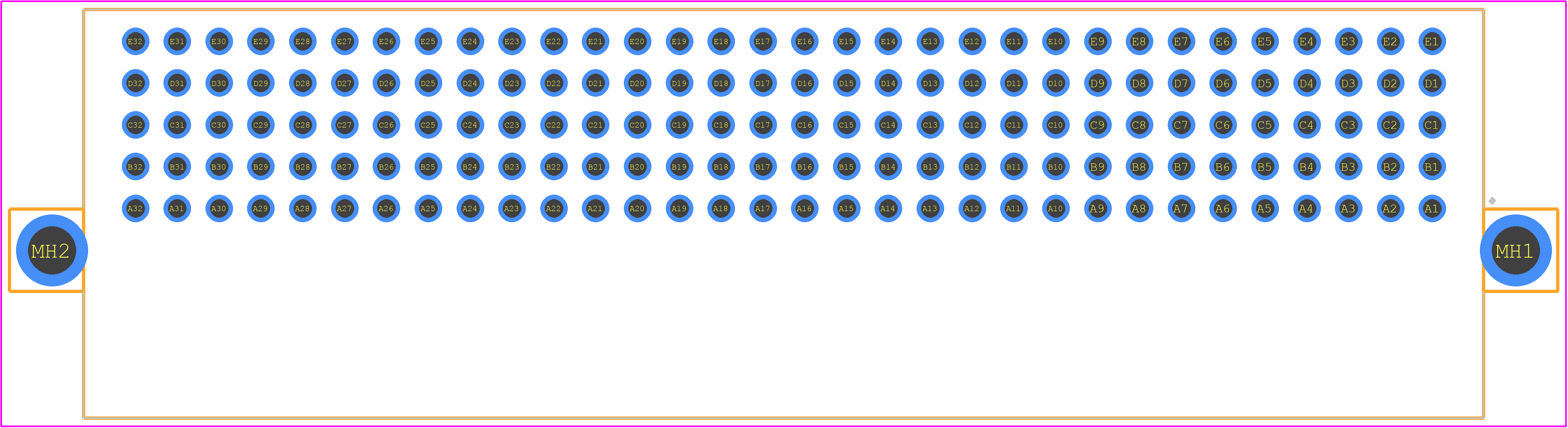 374385 - ERNI PCB footprint - Other - Other - 374385-1