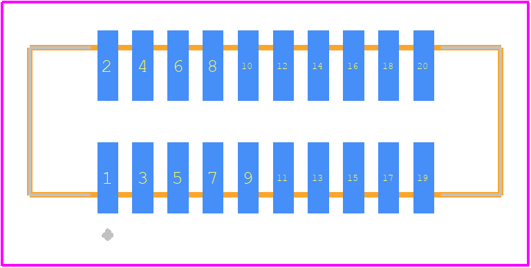 45220-220230 - 3M PCB footprint - Other - Other - 45220-220230-2