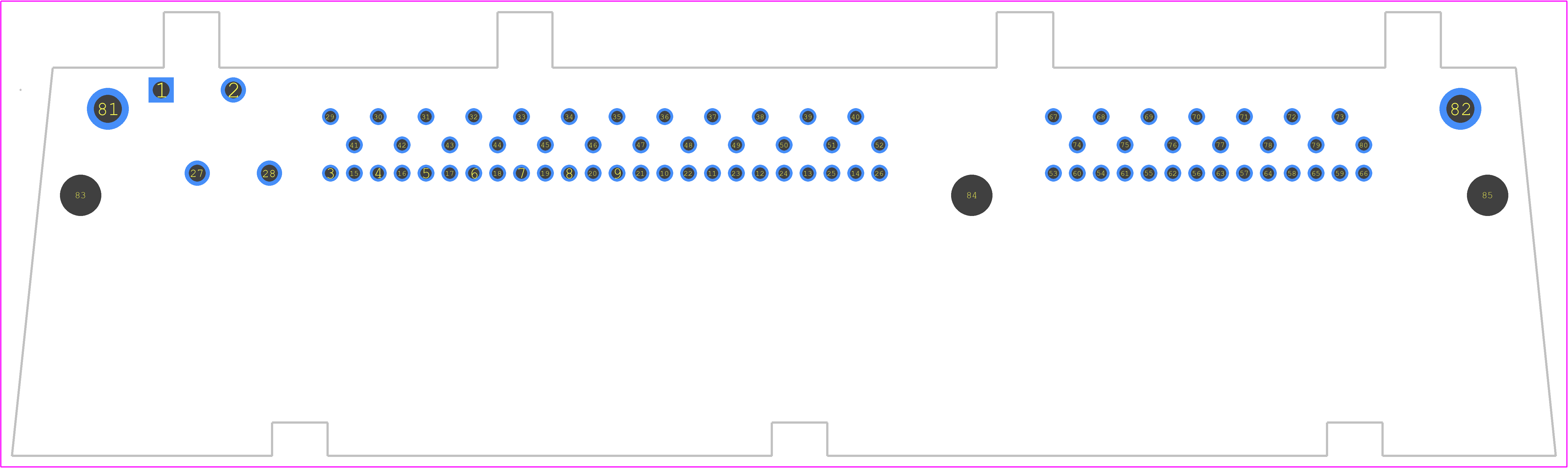 1743275-4 - TE Connectivity PCB footprint - Other - Other - 1743275-4-3
