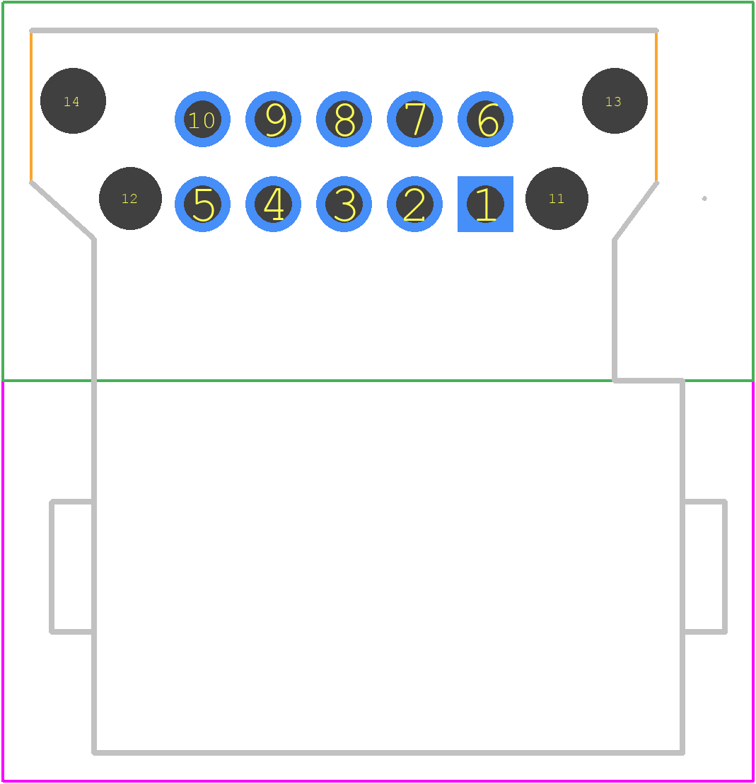 2188561-2 - TE Connectivity PCB footprint - Other - Other - 2188561-2-3