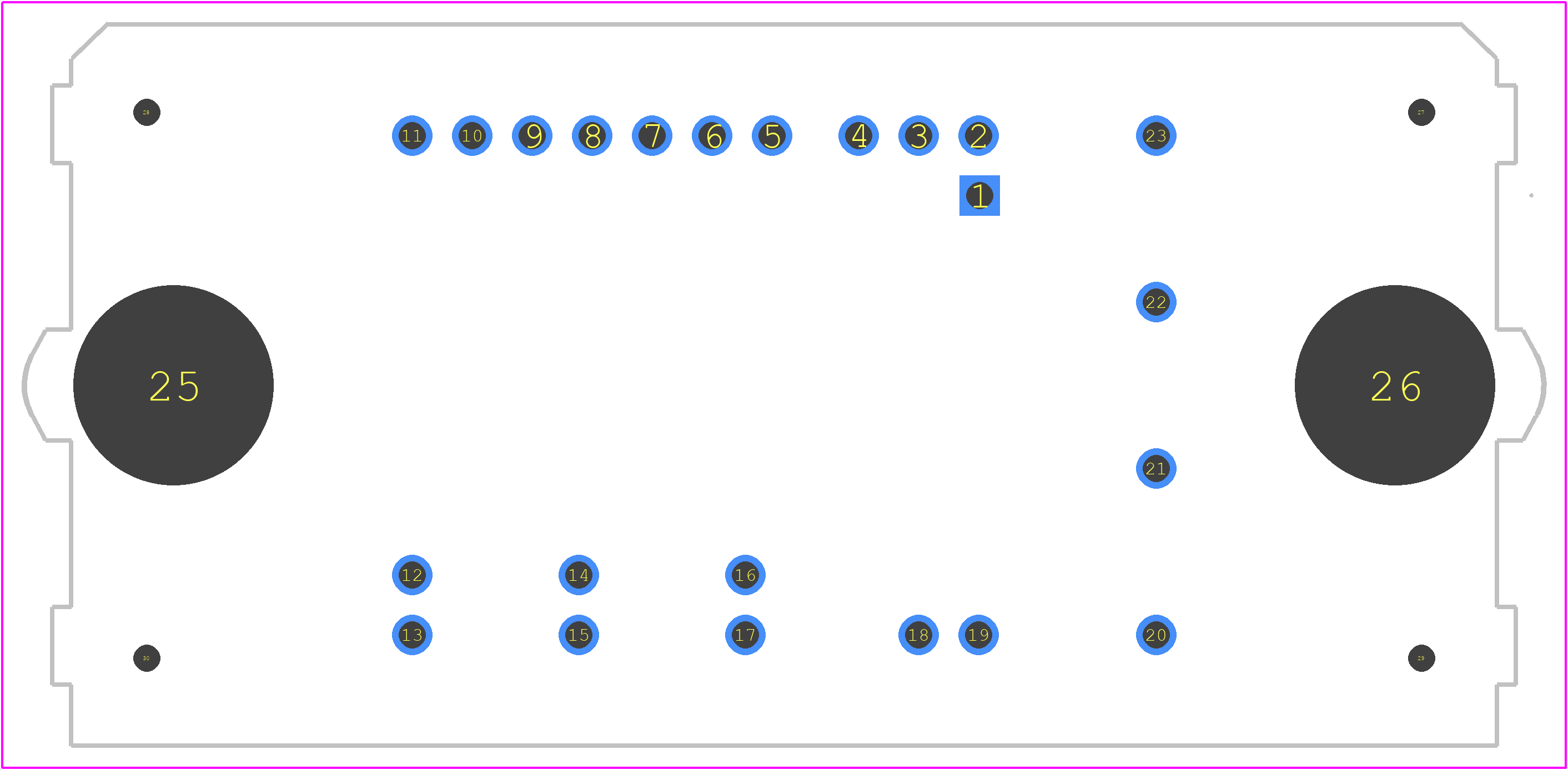 GD15PJY120F1S - STARPOWER PCB footprint - Other - Other - 68.4mm x 32.5mm x 15.65mm