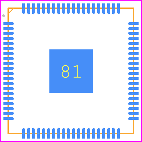 SC1510 - RASPBERRY-PI PCB footprint - Quad Flat No-Lead - Quad Flat No-Lead - QFN-80_2025