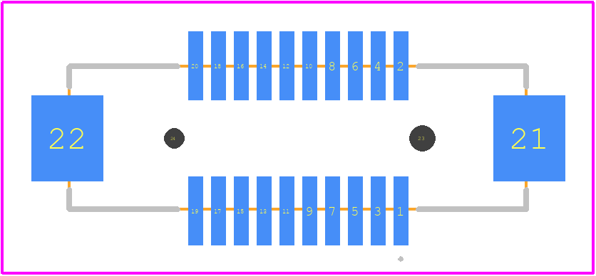 KX14-20K8DE - JAE PCB footprint - Other - Other - KX14-20K8DE-1