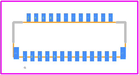 PF030-025B-C10-H - UJU PCB footprint - Other - Other - PF030-025B-C10-H-1