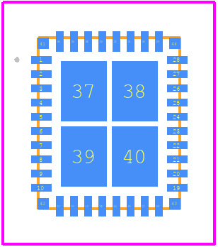 LT8685SRV#TRPBF - Analog Devices PCB footprint - Other - Other - LQFN Package 36-Lead (5mm × 6mm × 0.95mm) (Reference LTC DWG # 05-08-7056 Rev Ø)