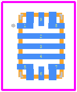 TPS628112AQWRWYRQ1 - Texas Instruments PCB footprint - Other - Other - RWY0009A