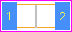 1808YA250102KJTSYX - Knowles PCB footprint - Capacitor Chip Non-polarised - Capacitor Chip Non-polarised - 1808...