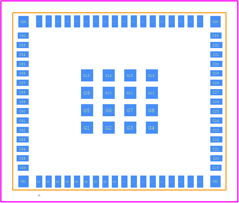 HL7802_1104889 - SIERRA WIRELESS PCB footprint - Other - Other - HL7802_1104889-8
