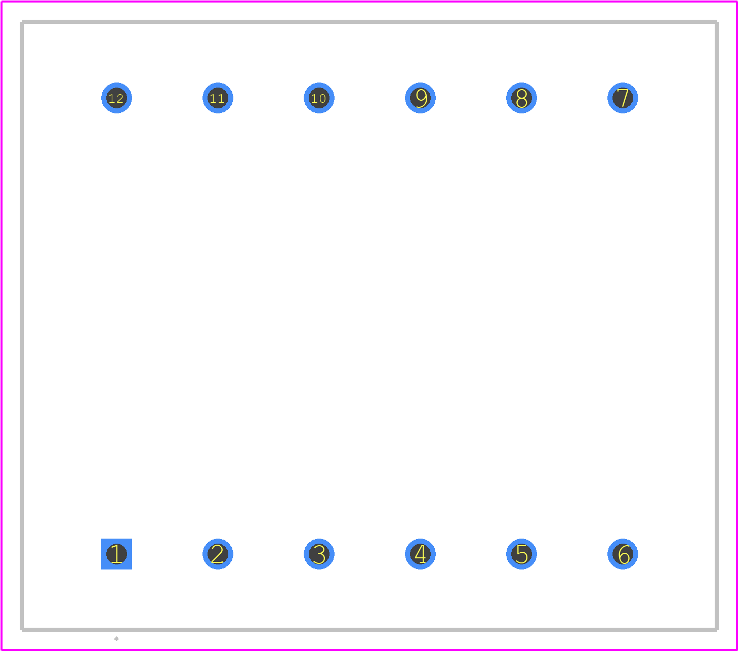 TSD-2645 - Premier Magnetics PCB footprint - Other - Other - TSD-2645-3