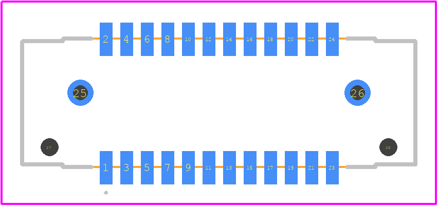 T1M-12-GF-DV - SAMTEC PCB footprint - Other - Other - T1M-12-GF-DV-2