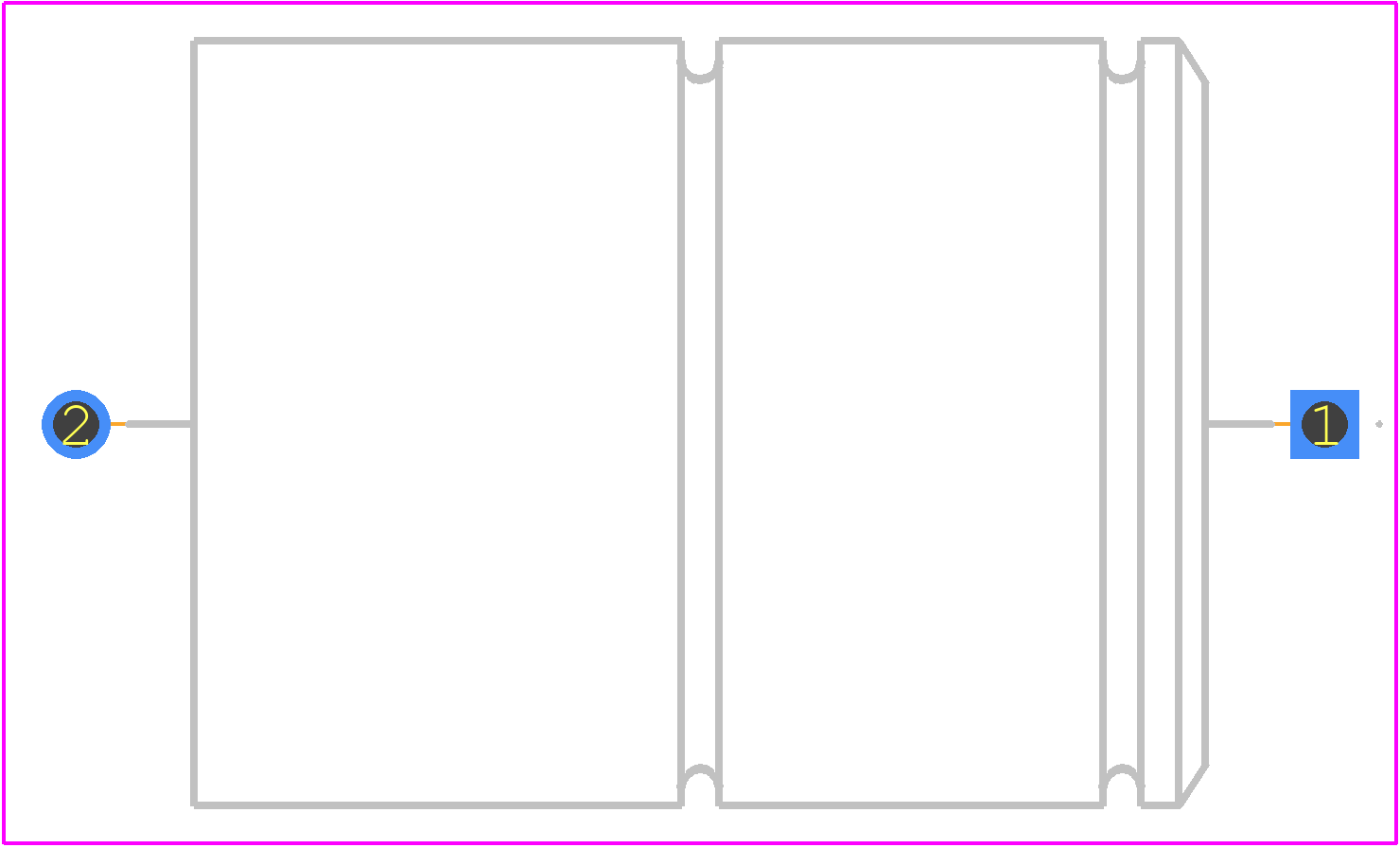 PEG227MML4150QE1 - Yageo Group PCB footprint - Other - Other - PEG227MML4150QE1-2