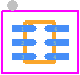 ZD25WD20CJIGR - ZETTA PCB footprint - Small Outline No-lead - Small Outline No-lead - DFN6 (1.0x0.72x0.45)