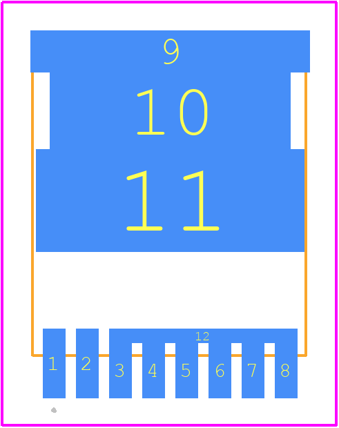 IPT65R040CM8XTMA1 - Infineon PCB footprint - Other - Other - PG-HSOF -8-1