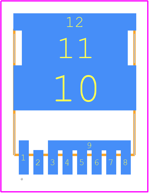 IPT65R025CM8XTMA1 - Infineon PCB footprint - Other - Other - PG-HSOF-8-2